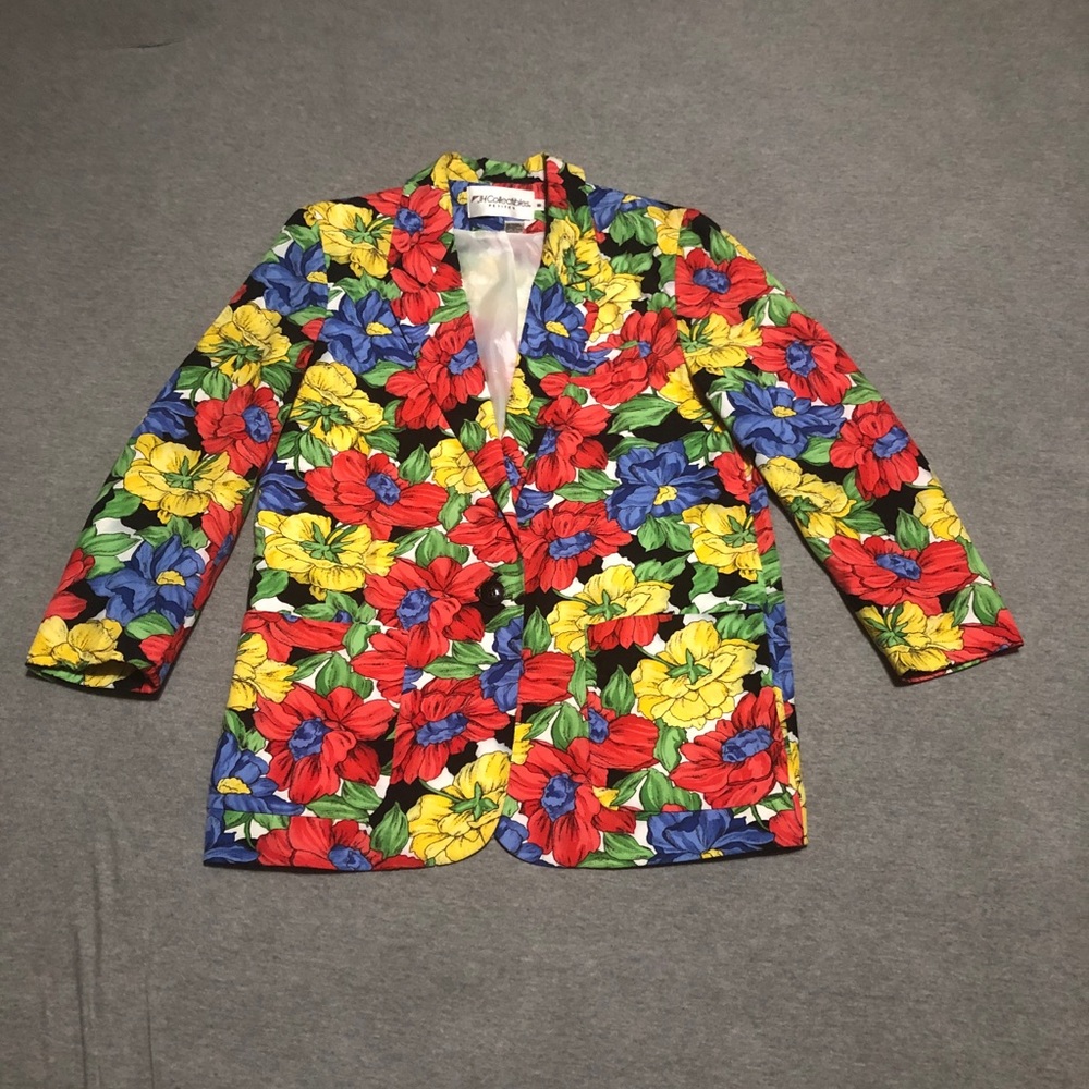 Colorful Floral Blazer